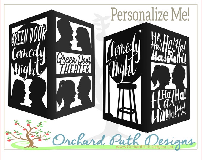 Comedy Night Custom Paper Lantern