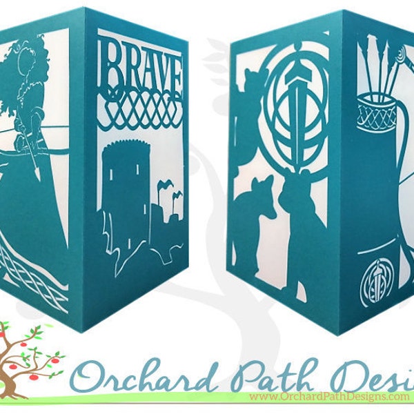 Brave Merida themed Paper Lantern