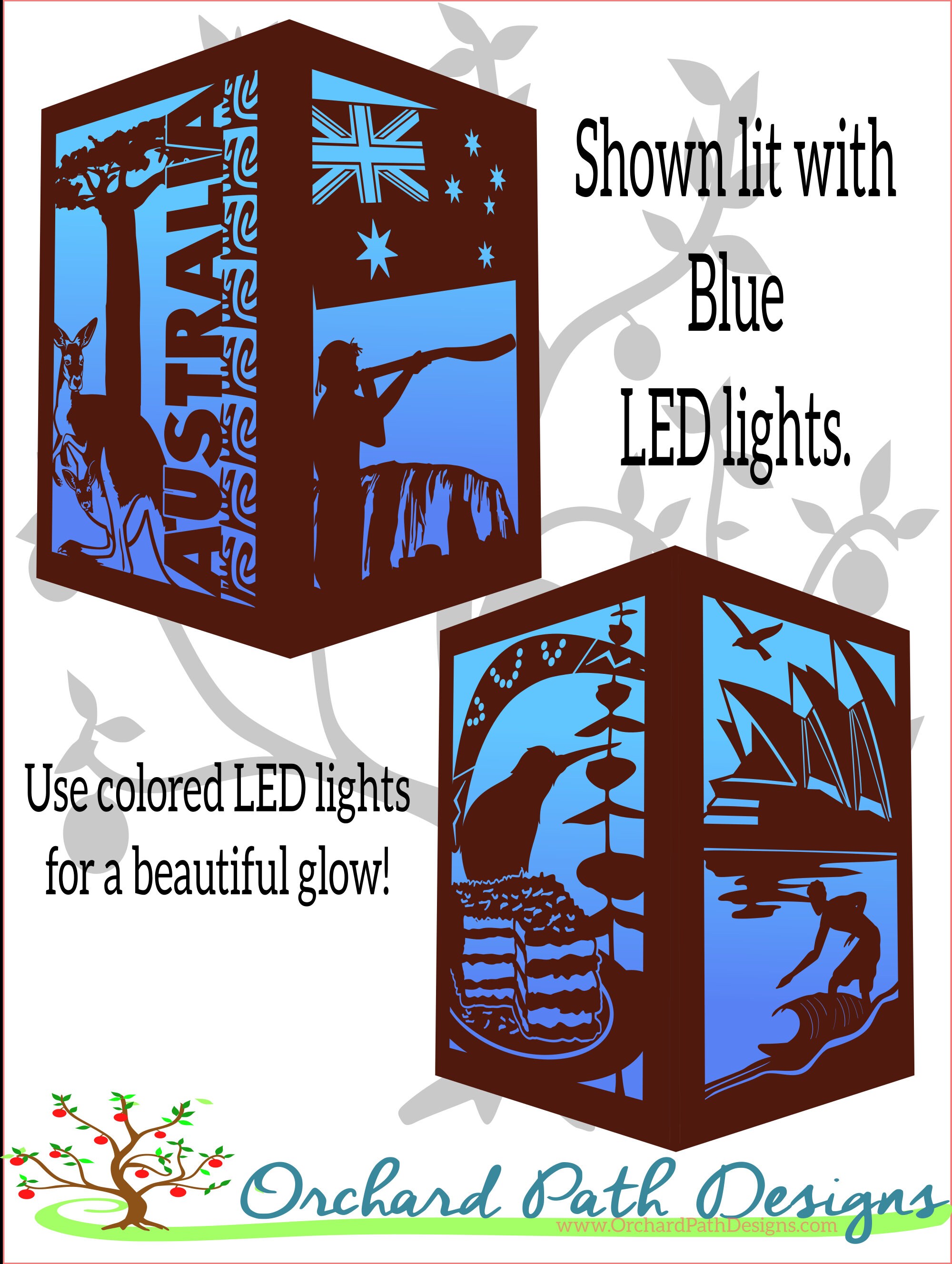 Australia themed Paper Lantern