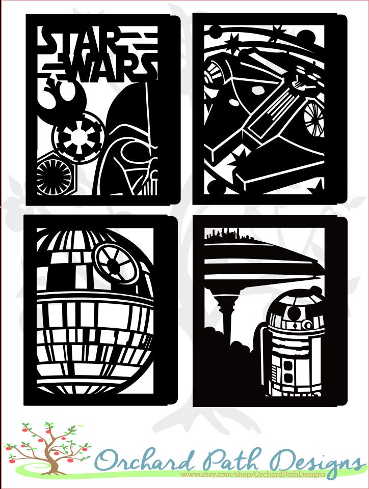 star wars paper lantern