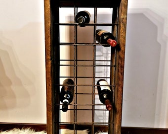 Portabottiglie cantinetta vino a parete 14 bottiglie di vino - Wine Frame -  XLAB Design