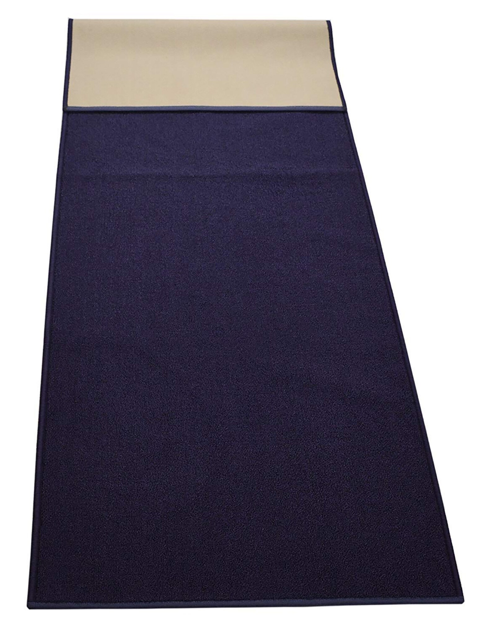 Machine Washable Custom Size Runner Rug Solid Navy Blue Slip Etsy