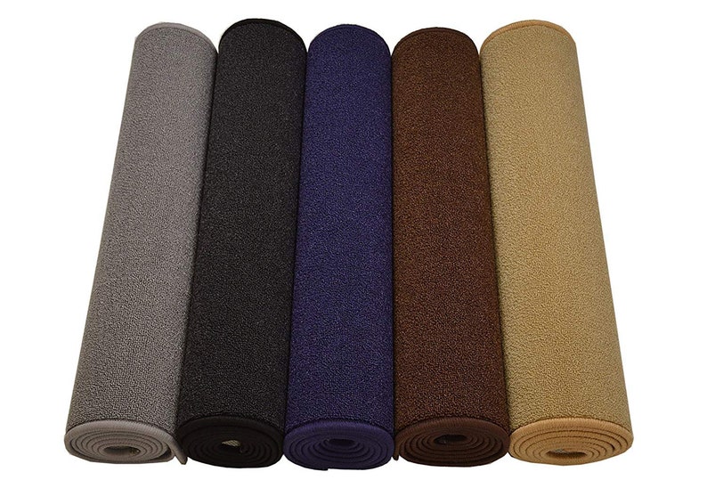 Machine Washable Custom Size Runner Rug Solid Navy Blue Slip Etsy