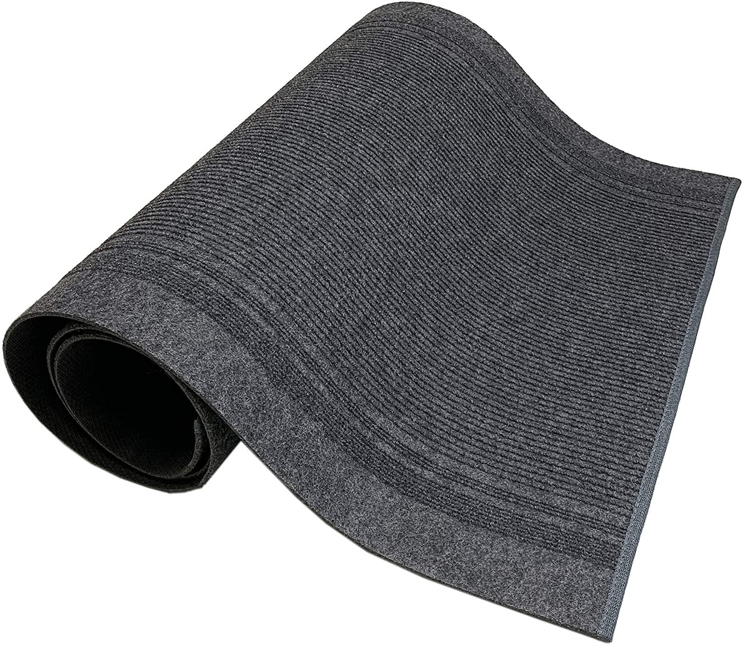 Custom Size Runner Rug Tracker Indoor/outdoor Ridge Grey Skid - Etsy