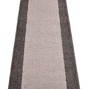Skid-Resistant Carpet Runner Black Ripple 27 in. x 12 ft.
