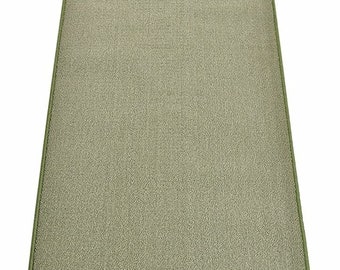 Custom Size Runner Rug Premium Quality Solid Sage Green Runner Rug Pick Your Own Length By Feet Available Width 26" and 36"
