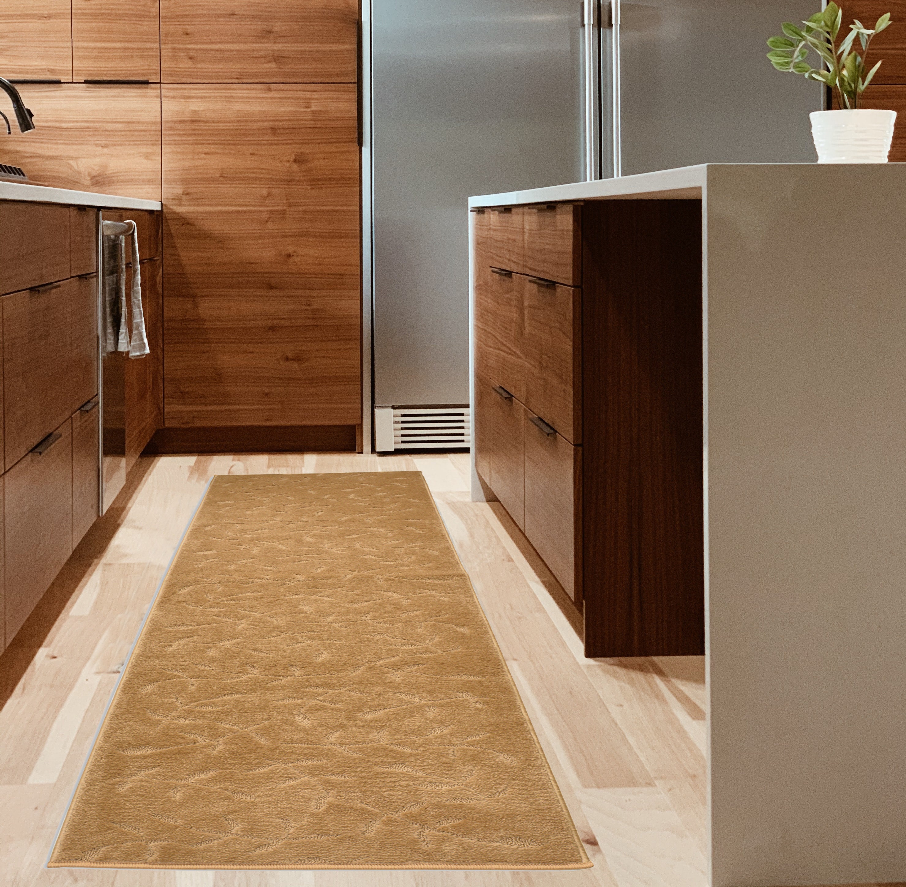 Machine Washable Custom Size Runner Rug Solid Floral Scroll Etsy