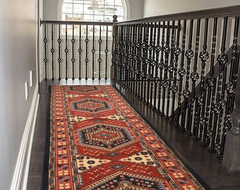 RugStylesOnline Custom Size Runner Rug Oriental Kilim Design Canvas Backing Hotel Quality Pick Your Own Size and 26" or 35" Width Option