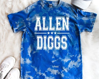 Allen Diggs Tee, Buffalo UNISEX Blue Tee, Buffalo T shirt, Buffalo Tee, Buffalo Mafia, Football Shirt, Buffalo Bleach Dyed