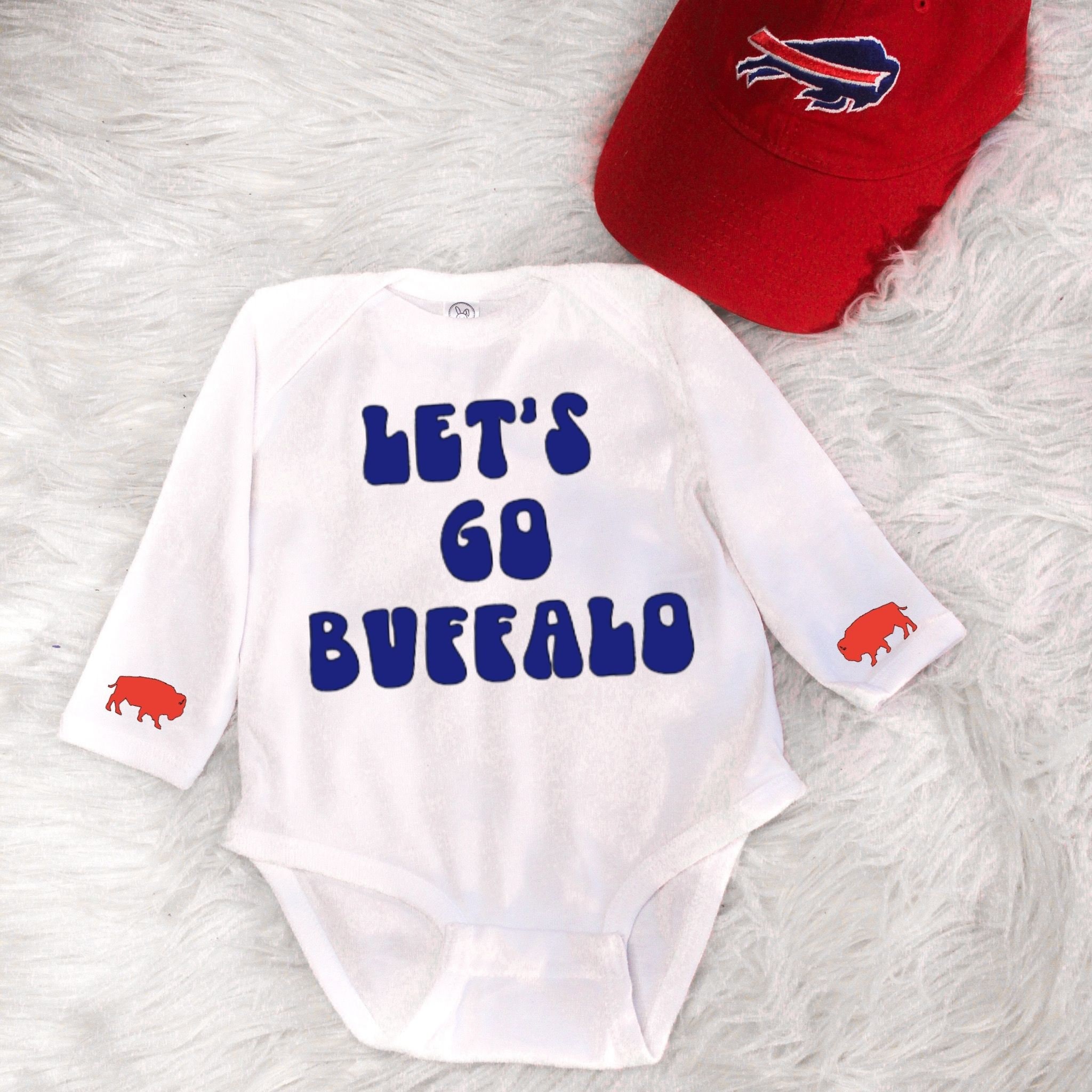 Let s Go Buffalo Bodysuit Buffalo Bills Bodysuit Buffalo Baby Clothes Baby Buffalo Shirt Buffalo Mafia Bills Baby Buffalo Baby Gift