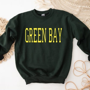 Green Bay Football Sweatshirt, Green Bay Crewneck, Green Bay Shirt, Football Sweatshirt, Tailgating shirt, Green Bay Fan Shirt, Packers