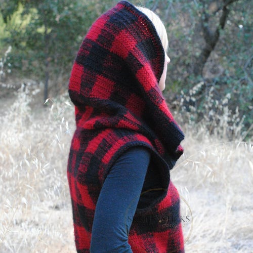 Crochet Pattern for Jackie Lumber Plaid 
