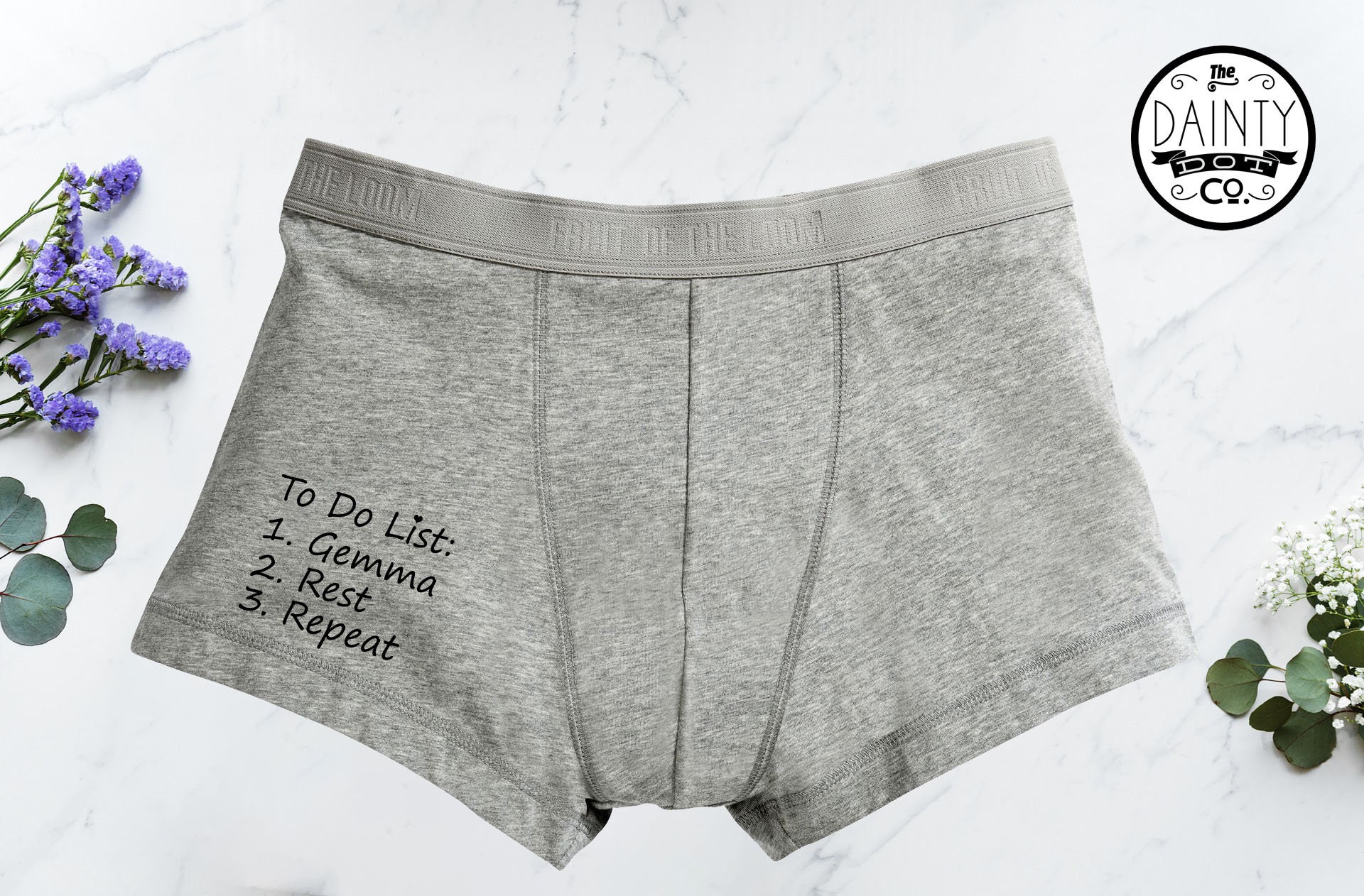 Image of Anniversary Gifts For Him, Boyfriend Gift, Gift For Him, Gifts Boyfriend, Personalized Boxers Men, Funny Bf