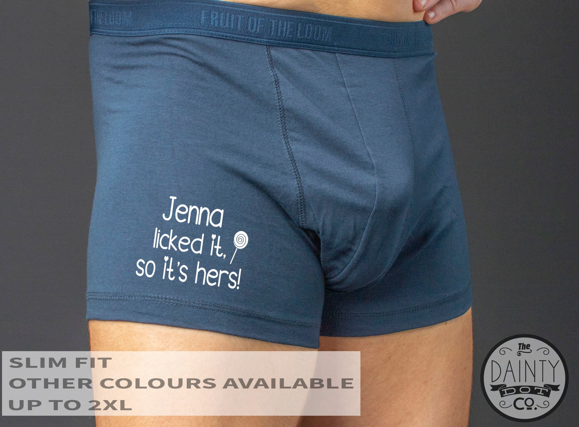 Image of One Year Dating Gift First Together Gifts For 1st 2nd Anniversary Boyfriend Him Boxers Shorts Slim Fit