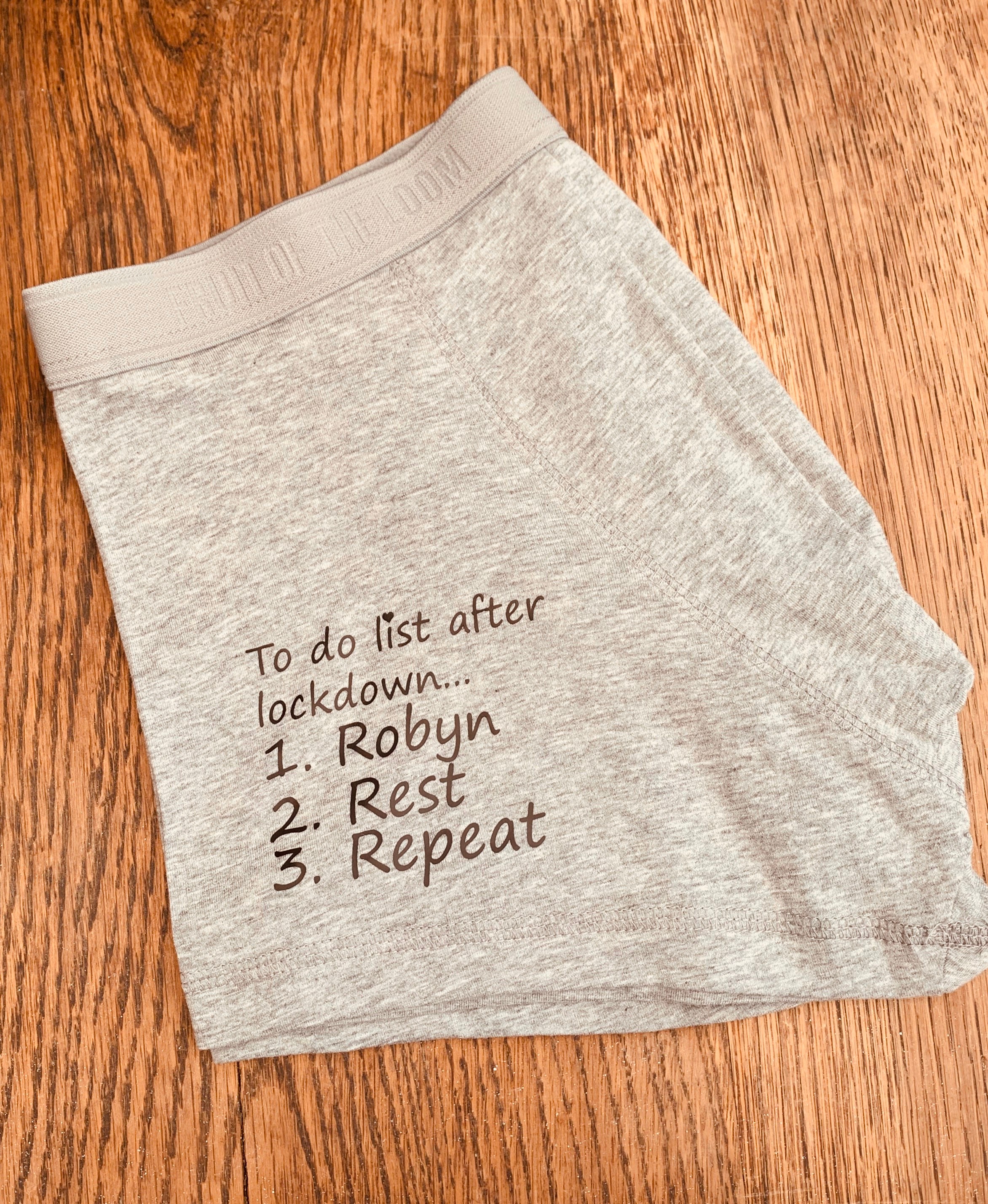 Image of Anniversary Gifts For Him, Boyfriend Gift, Gift For Him, Gifts Boyfriend, Personalized To Do Boxers Men, Funny