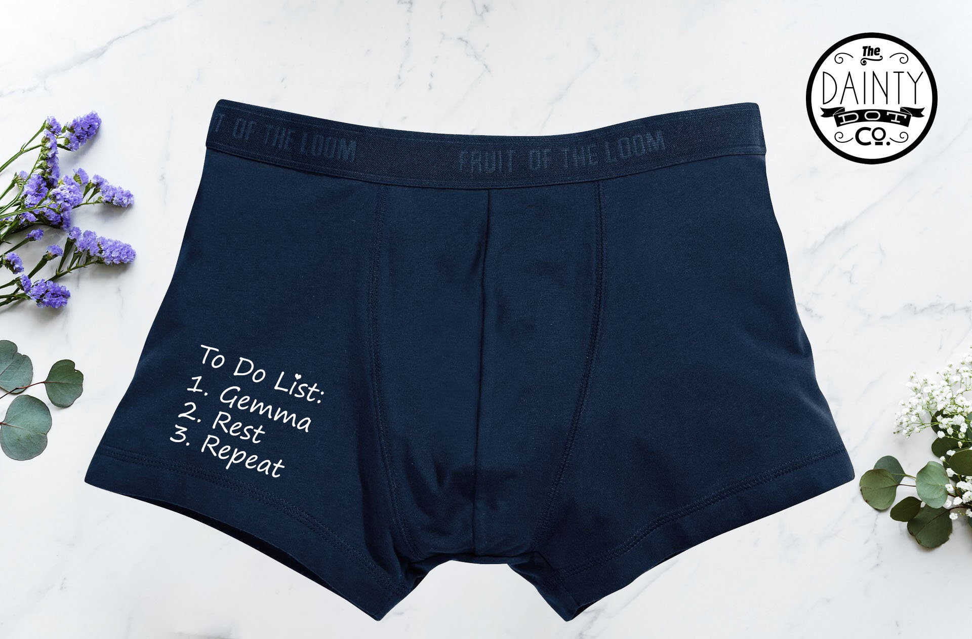 Image of Anniversary Gifts For Him, Boyfriend Gift, Gift For Him, Gifts Boyfriend, Personalized Boxers Men , Funny Slim Fit