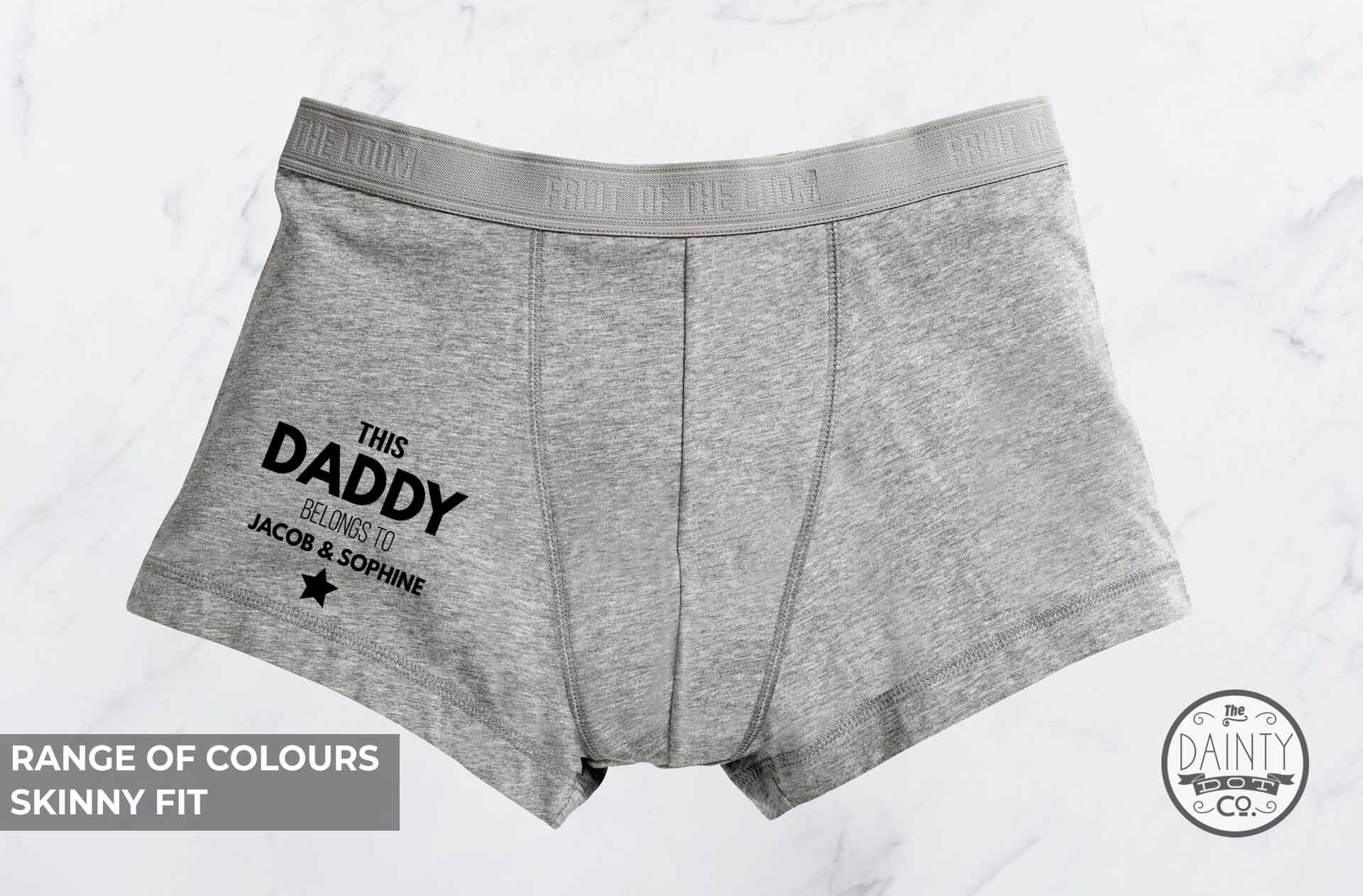 Image of Lockdown Father's Day Gift, Daddy Boxer, Fathers Day Gift From Daughter, Dad Present, Socks, Personalised
