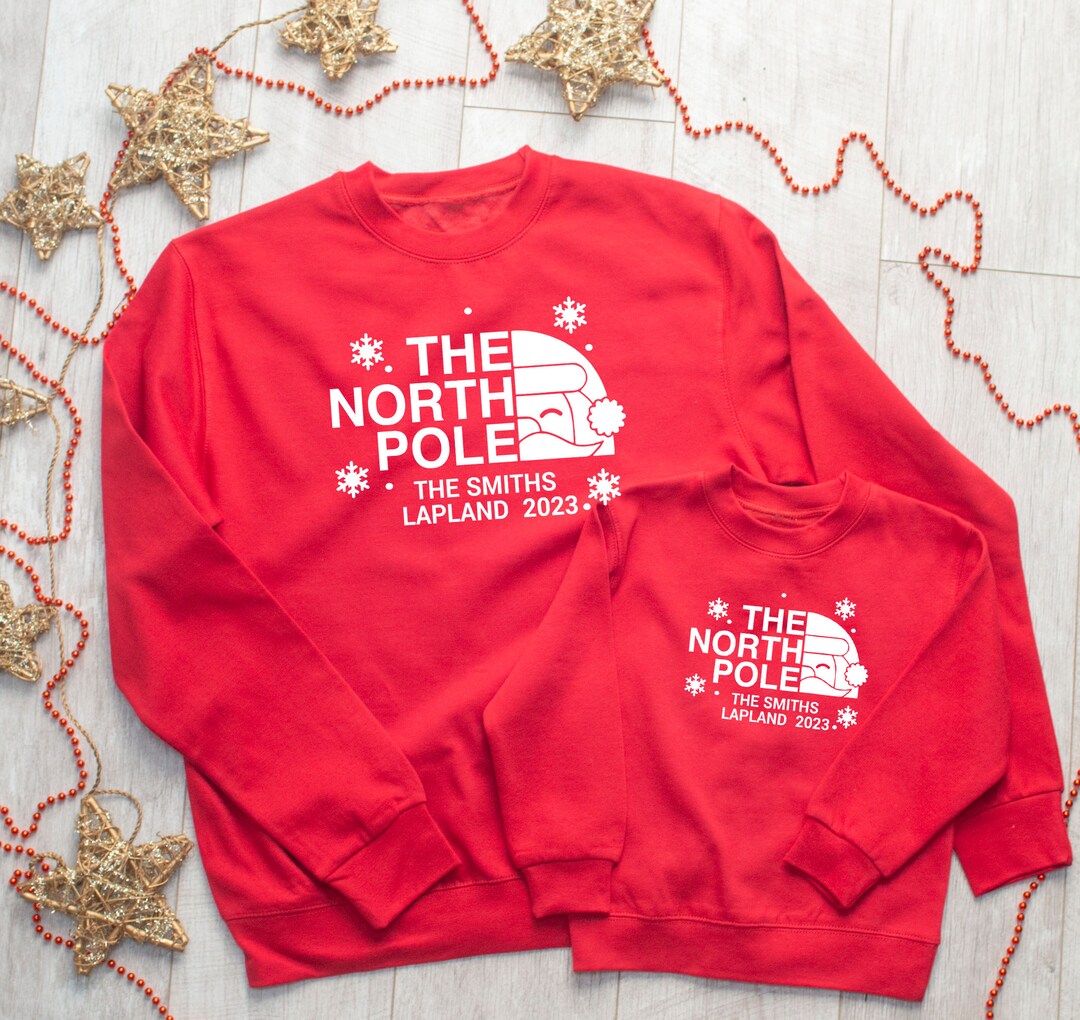 Lapland Reveal,meeting Santa, North Pole,personalised Christmas Hoodie