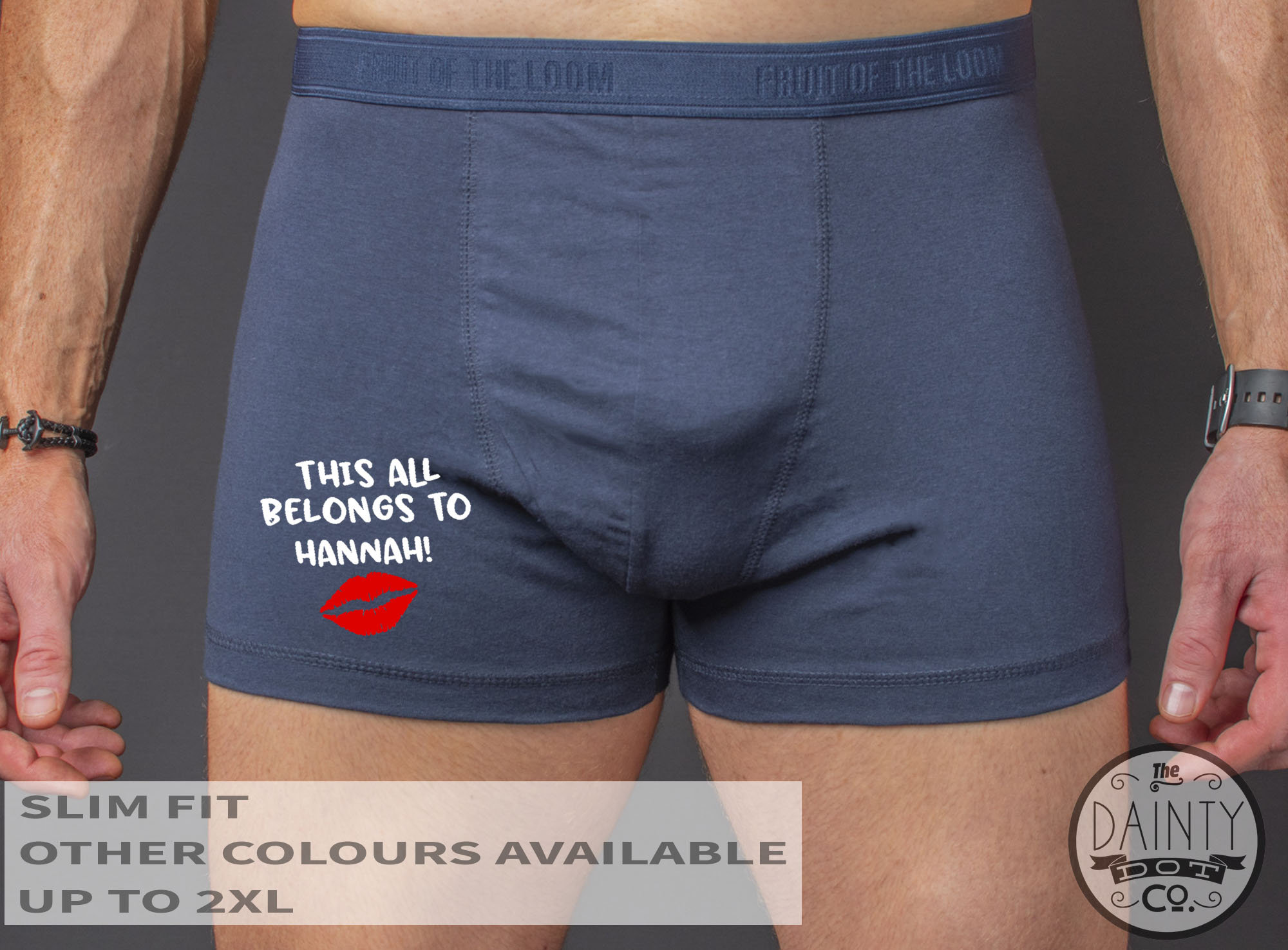 Image of Mens Valentines Day Gift, Husband Gift For Him, Husband, Personalized Boxers Men, Valentine’S Gift For Man, Men's