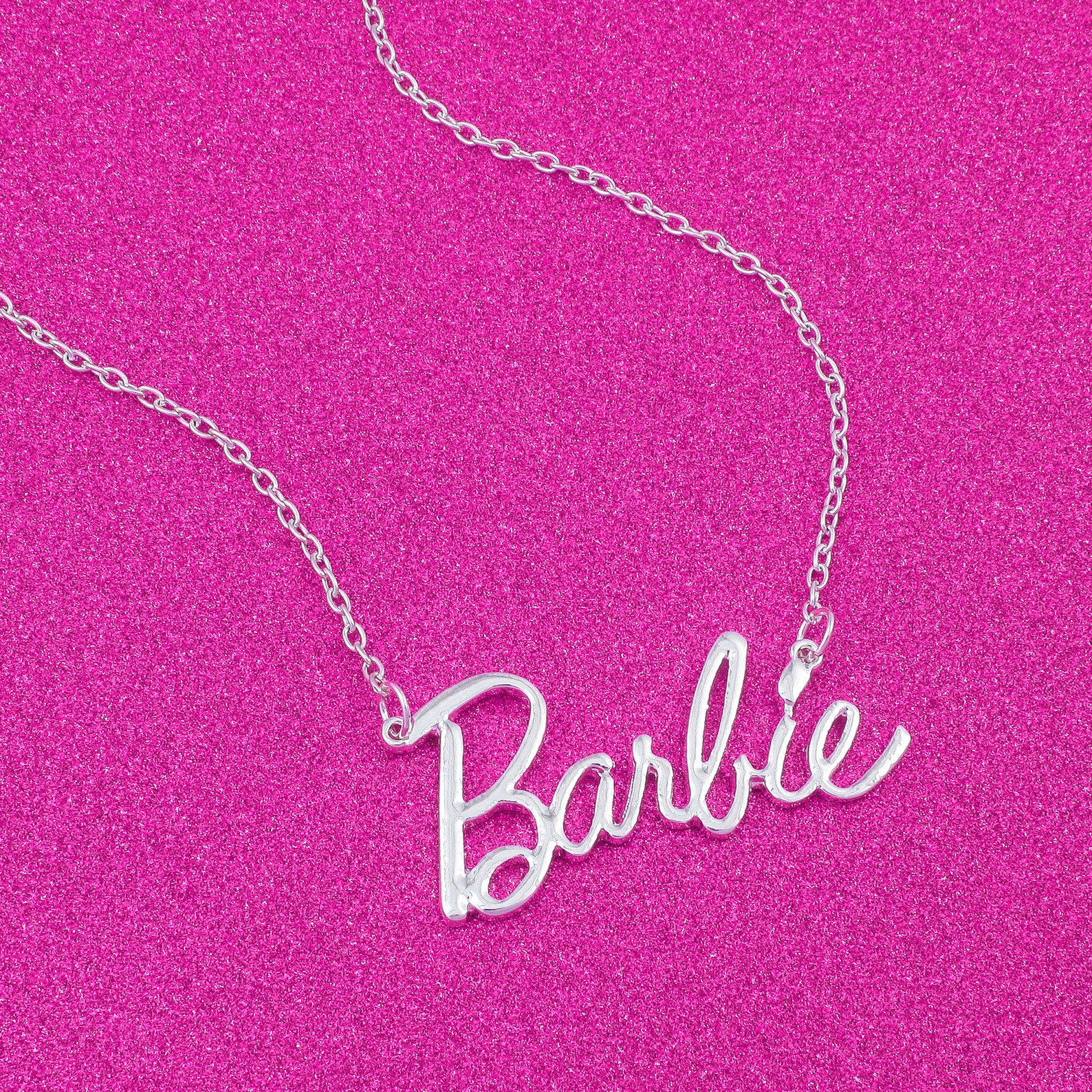 Barbie® Script Logo Necklace Etsy