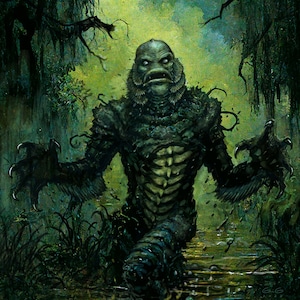 Creature From the Black Lagoon! - 13&quot;x19&quot;
