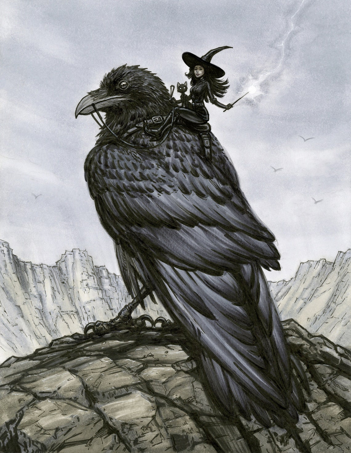 Raven Rider Book Witch Raven Rider - Etsy