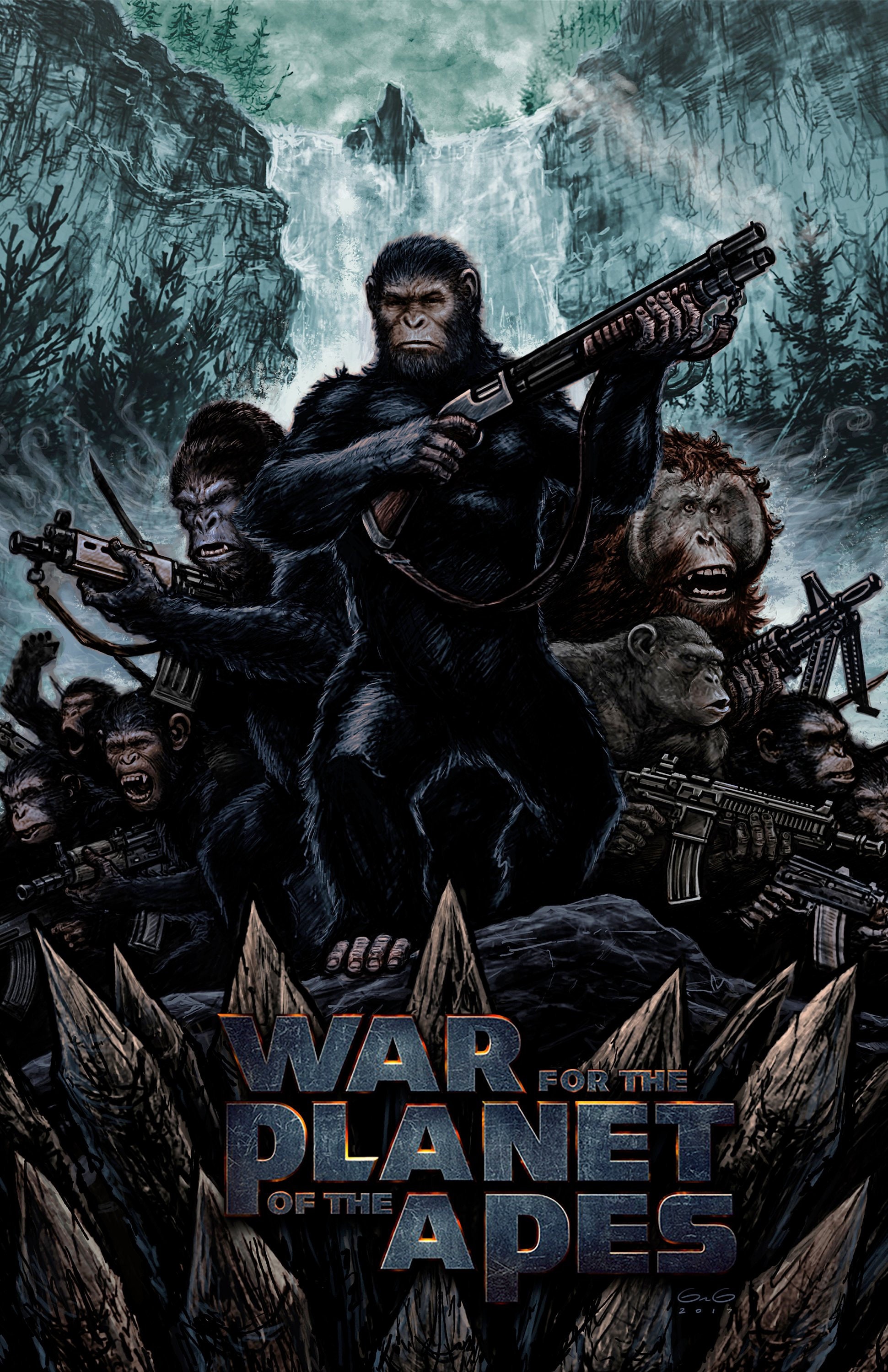 War Planet Apes | brebdude.com
