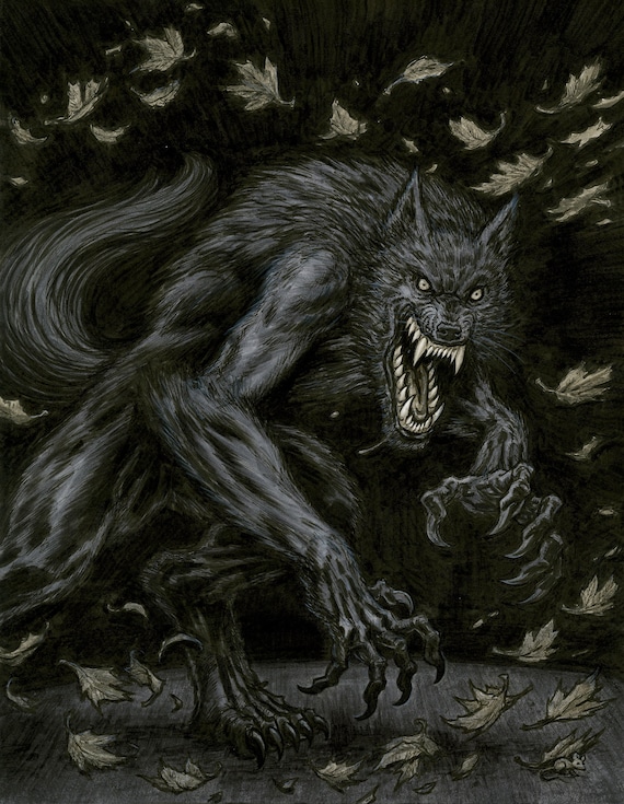 Loup-garou noir !