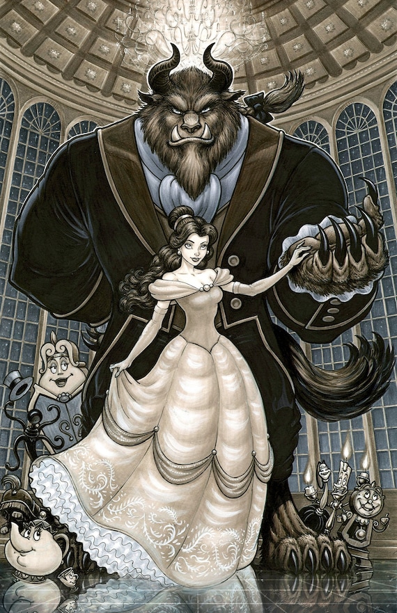 Beauty and the Beast - Etsy