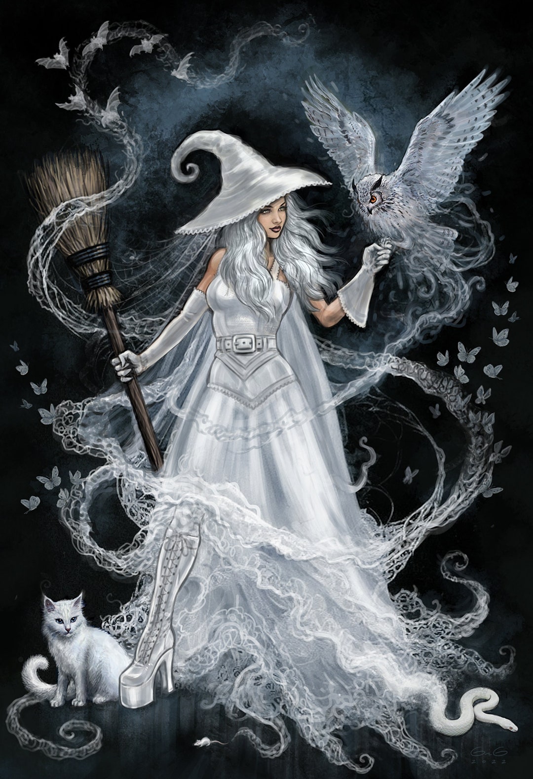The White Witch! - 13"x19" - Etsy