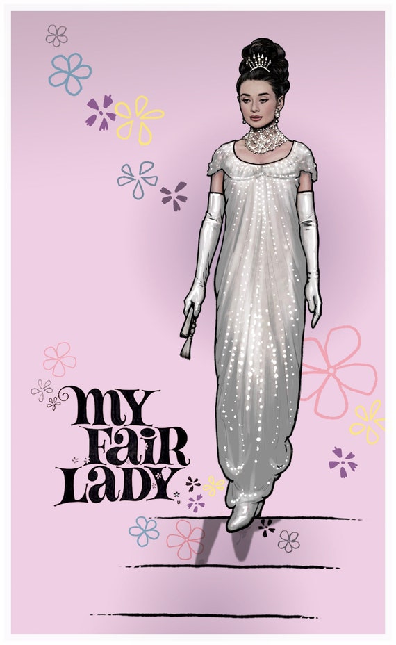 my fair lady dresses Demoiselle Dress Floral printed woven dress Audrey Hepburn My Fair Lady
