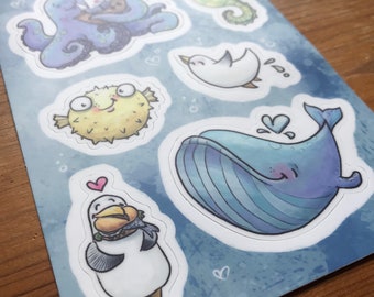 maritime sticker sheet A6 - 2 variants