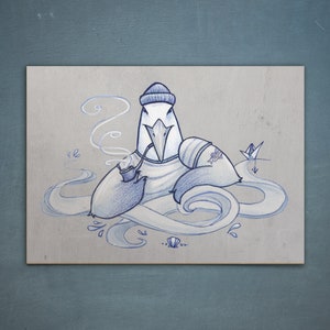 Carte postale « Seagull Seaman »