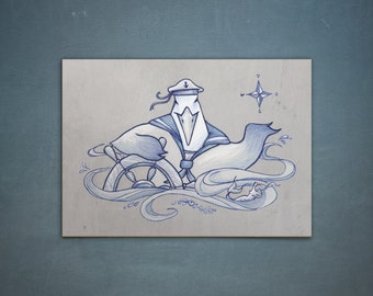 Postcard "Matrose Seagull"