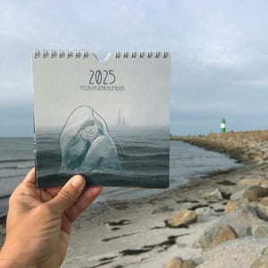 Kalender 2025, 148 mm Kunst-Postkartenkalender