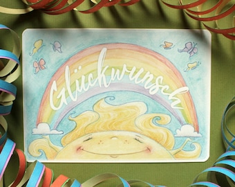 Postcard "Rainbow"