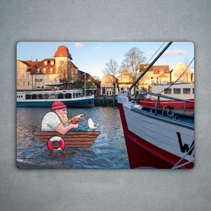 Carte postale "Rostock Warnemünde frites"