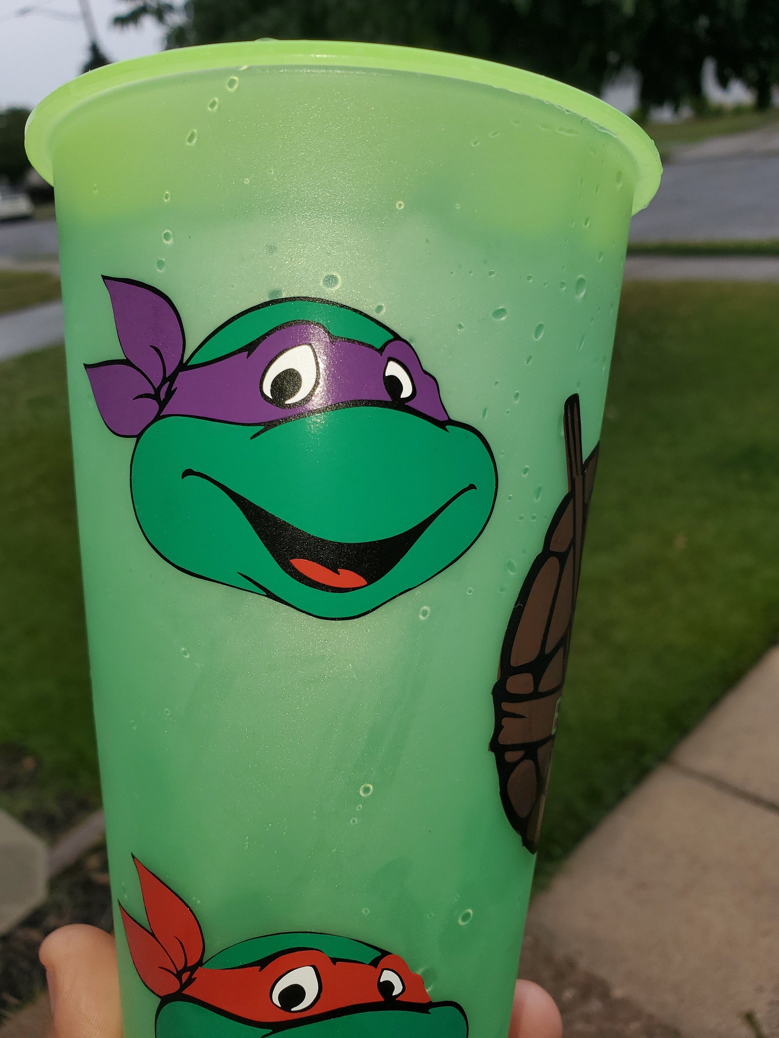 90's TMNT Inspired Color Changing Cup. Reusable Tumbler | Etsy