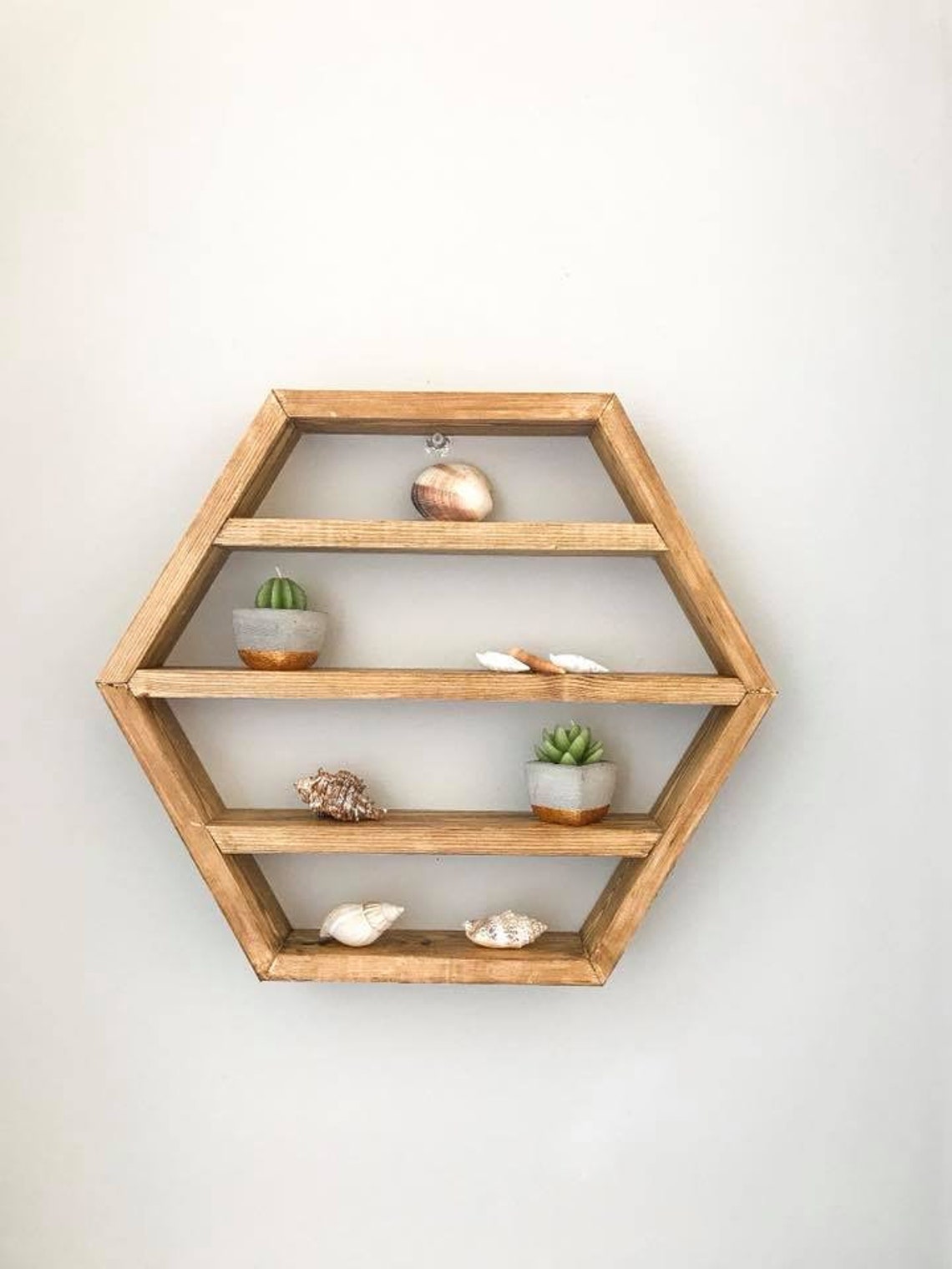 Hexagon Shelf Hexagon Shelves Floating Shelf Etsy India