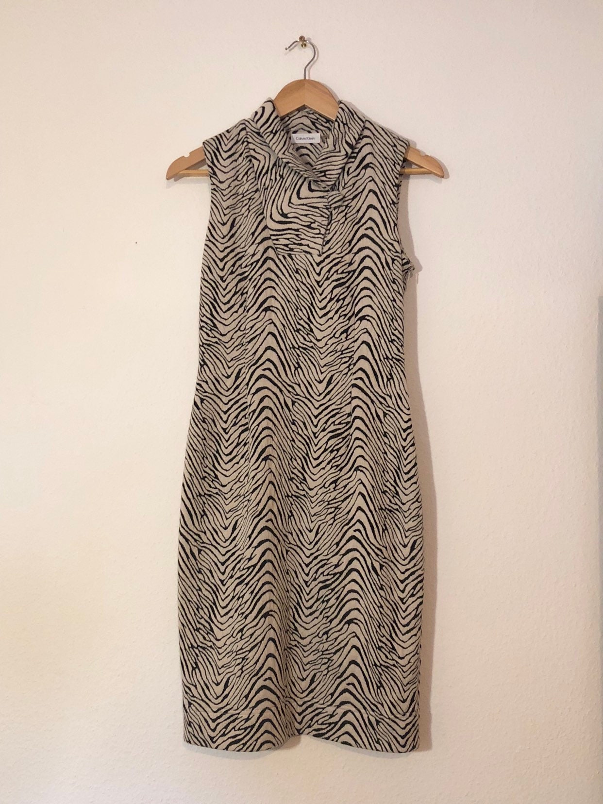 Vintage Calvin Klein Zebra Print Dress / Vintage Animal Print - Etsy