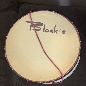 Vintage Hat Box; 10.5&quot; Rare BLOCK&#39;S Hat Box