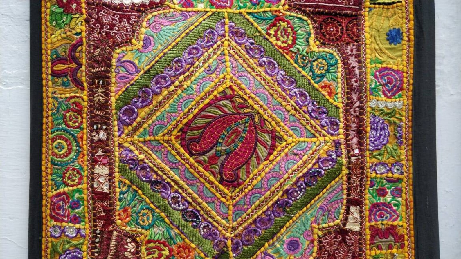 Tribal Vintage Wall Hanging Gypsy Tapestry From India Etsy