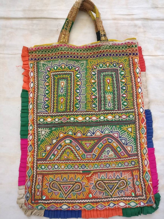 Banjara bag Authentic Vintage Rabari Embroidery m… - image 2