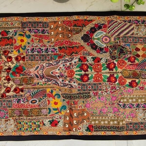Banjara Tapestry Bohemian patchwork wall hanging WH-40/60-124