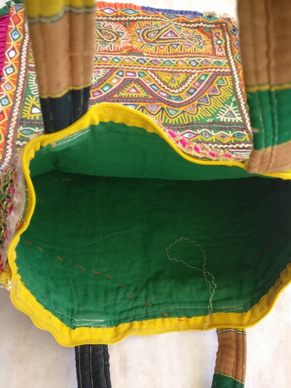 Banjara bag Authentic Vintage Rabari Embroidery m… - image 7