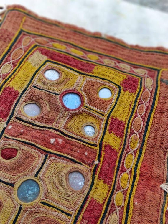 An Antique Rare Vintage Lamani Banjara Patch From 50s Hand Etsy