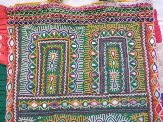 Banjara bag Authentic Vintage Rabari Embroidery m… - image 6