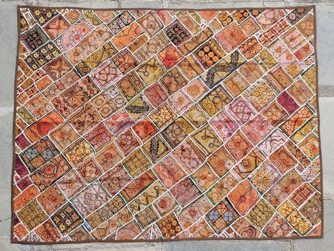 Boho Tapestry in Zari Embroidery Tapestry Maharaja Rajasthan - Etsy