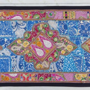 Vintage Khumbaria patchwork Tapiz Banjara boho decoración interior colgante de pared WH-25/50-543
