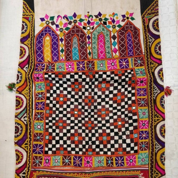 Banjara dowry Bag- Rare Banjara sack bag heavily Embroidered by Kuchi banjara Tribe large embroidery bag hand embroidered Gypsy bag BG-100